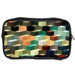 Art Design Color Pattern Creative 3d Toiletries Bags 2-side by Celenk