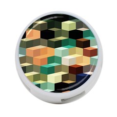 Art Design Color Pattern Creative 3d 4-port Usb Hub (one Side) by Celenk