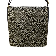 Art Nouveau Flap Messenger Bag (l)  by NouveauDesign