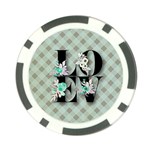Rustic Love Poker Chip Card Guard (10 pack) Front