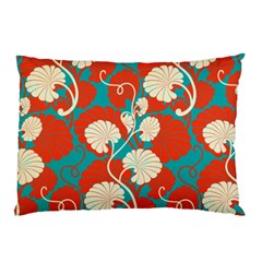 Floral Asian Vintage Pattern Pillow Case (two Sides) by NouveauDesign