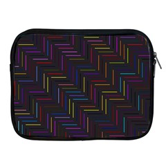 Lines Line Background Apple Ipad 2/3/4 Zipper Cases by Celenk