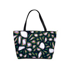 Fuzzy Abstract Art Urban Fragments Shoulder Handbags by Celenk