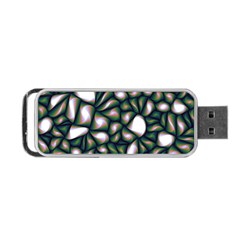 Fuzzy Abstract Art Urban Fragments Portable Usb Flash (two Sides) by Celenk