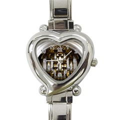 Organ Church Music Organ Whistle Heart Italian Charm Watch by Celenk