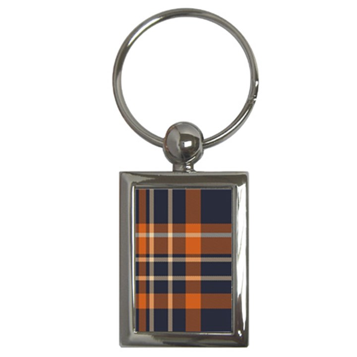 Abstract Background Pattern Textile 6 Key Chains (Rectangle) 