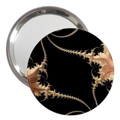 Fractal Art Design Pattern Texture 3  Handbag Mirrors by Celenk