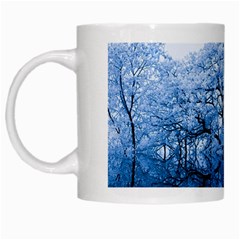 Nature Inspiration Trees Blue White Mugs by Celenk