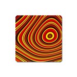 Fractal Art Mathematics Generated Square Magnet Front