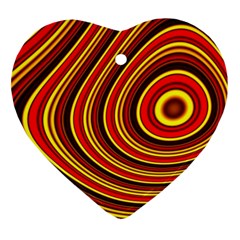 Fractal Art Mathematics Generated Heart Ornament (two Sides) by Celenk