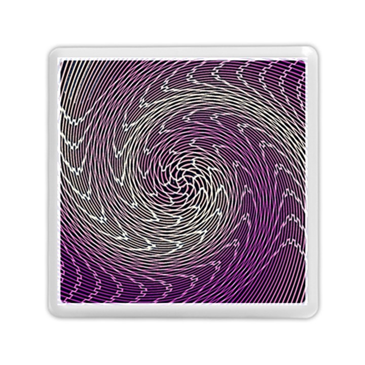 Graphic Abstract Lines Wave Art Memory Card Reader (Square) 