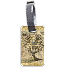 Map Compass Nautical Vintage Luggage Tags (one Side)  by Celenk