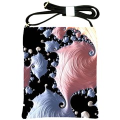 Fractal Art Design Fantasy Science Shoulder Sling Bags by Celenk