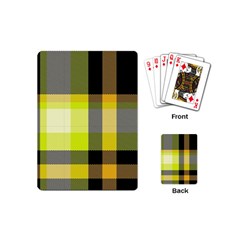 Tartan Abstract Background Pattern Textile 5 Playing Cards (mini) 