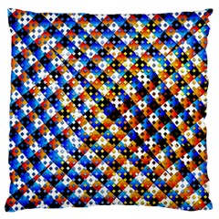 Kaleidoscope Pattern Ornament Large Cushion Case (two Sides)