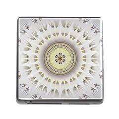 Mandala Fractal Decorative Memory Card Reader (square) by Celenk