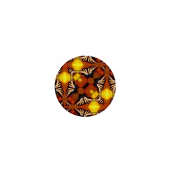 Dancing Butterfly Kaleidoscope 1  Mini Buttons by Celenk