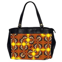 Dancing Butterfly Kaleidoscope Office Handbags (2 Sides)  by Celenk