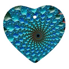 Fractal Art Design Pattern Ornament (heart) by Celenk