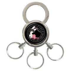 Scorpio Girl 3-Ring Key Chains