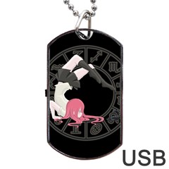 Scorpio Girl Dog Tag USB Flash (One Side)