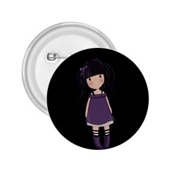 Dolly Girl In Purple 2 25  Buttons by Valentinaart