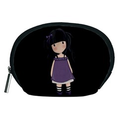 Dolly Girl In Purple Accessory Pouches (medium)  by Valentinaart