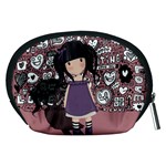 Dolly girl in purple Accessory Pouches (Medium)  Back