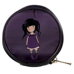 Dolly Girl In Purple Mini Makeup Bags by Valentinaart