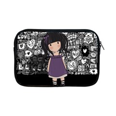 Dolly Girl In Purple Apple Ipad Mini Zipper Cases by Valentinaart