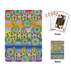 Amoeba Flowers Playing Card by CosmicEsoteric