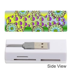 Amoeba Flowers Memory Card Reader (stick)  by CosmicEsoteric