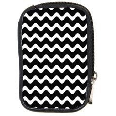Wave Pattern Wavy Halftone Compact Camera Cases by Celenk