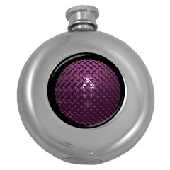 Sphere 3d Geometry Math Design Round Hip Flask (5 Oz) by Celenk