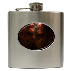 Monster Demon Devil Scary Horror Hip Flask (6 oz)