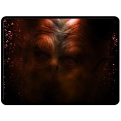 Monster Demon Devil Scary Horror Fleece Blanket (Large) 