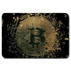 Bitcoin Cryptocurrency Blockchain Large Doormat 