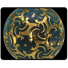 Sphere Orb Decoration 3d Fleece Blanket (medium)  by Celenk