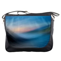 Wave Background Pattern Abstract Lines Light Messenger Bags by Celenk