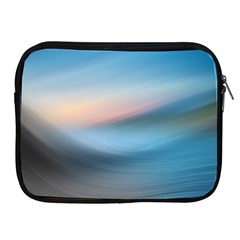 Wave Background Pattern Abstract Lines Light Apple Ipad 2/3/4 Zipper Cases by Celenk