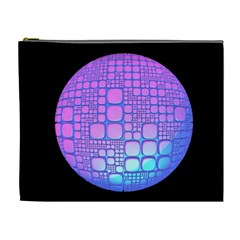 Sphere 3d Futuristic Geometric Cosmetic Bag (xl) by Celenk