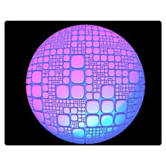 Sphere 3d Futuristic Geometric Double Sided Flano Blanket (medium)  by Celenk