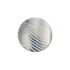 Aqua Building Wave Golf Ball Marker by Celenk