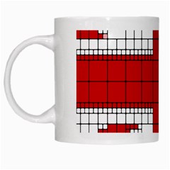 Union Jack Flag Uk Patriotic White Mugs