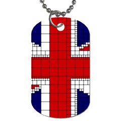 Union Jack Flag Uk Patriotic Dog Tag (Two Sides)