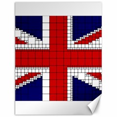 Union Jack Flag Uk Patriotic Canvas 12  x 16  