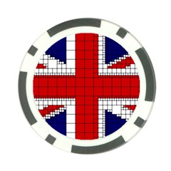 Union Jack Flag Uk Patriotic Poker Chip Card Guard