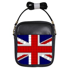 Union Jack Flag Uk Patriotic Girls Sling Bags