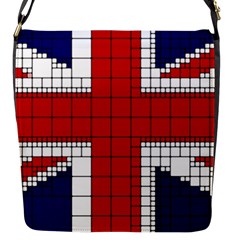 Union Jack Flag Uk Patriotic Flap Messenger Bag (S)