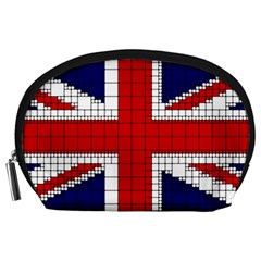 Union Jack Flag Uk Patriotic Accessory Pouches (Large) 